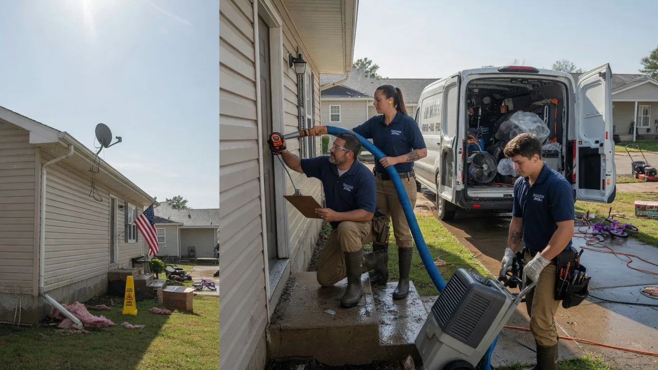 Ceiling Water Damage Restoration in Oelrichs, SD near me